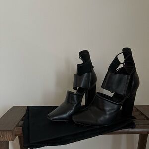 Alexander Wang Black Leather Heels